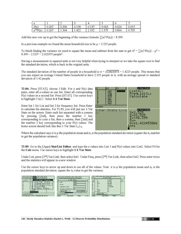 Mostly Harmless Statistics - New Page