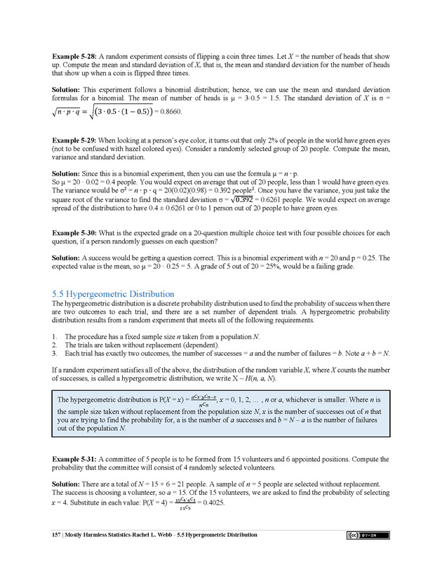 Mostly Harmless Statistics - New Page