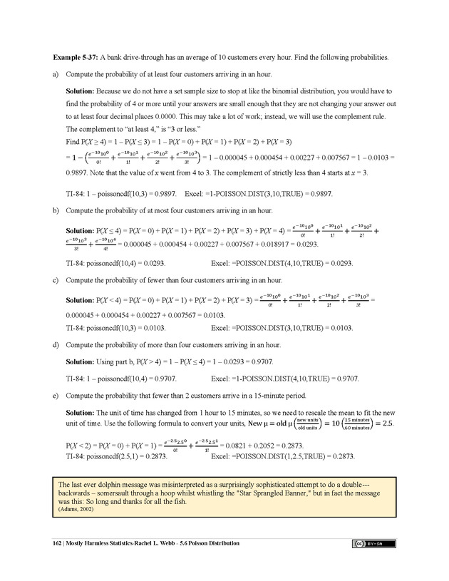 Mostly Harmless Statistics - New Page