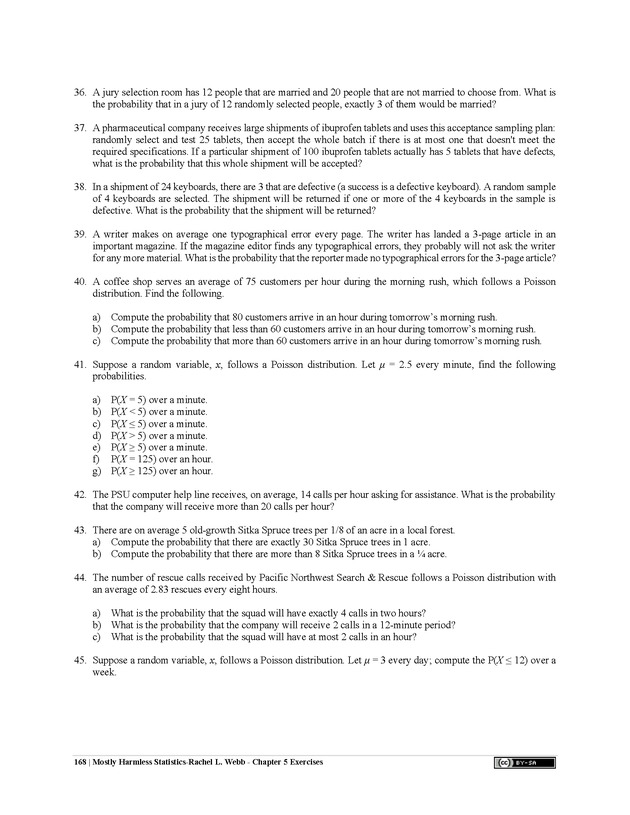 Mostly Harmless Statistics - New Page