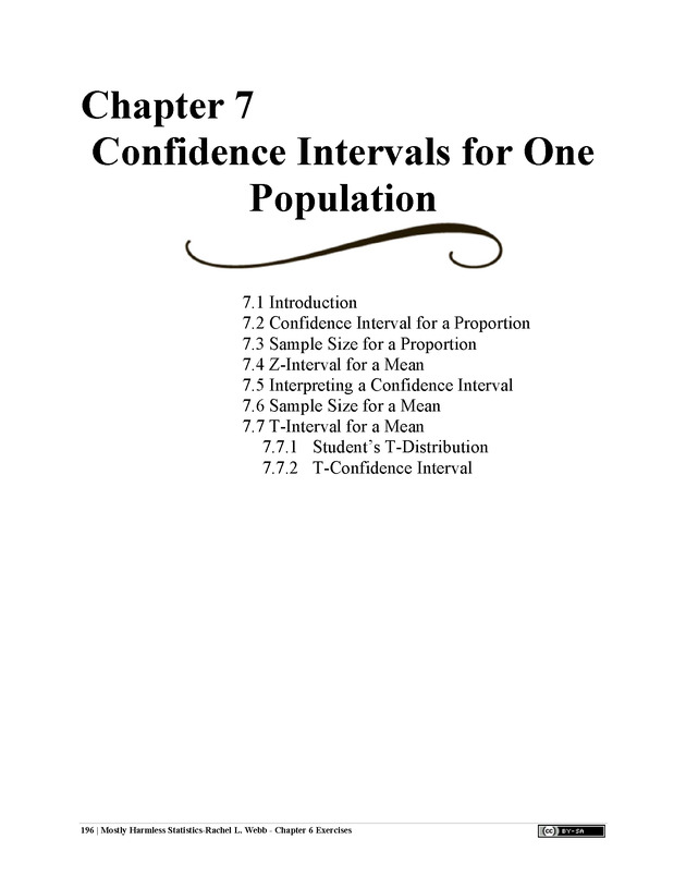 Mostly Harmless Statistics - New Page