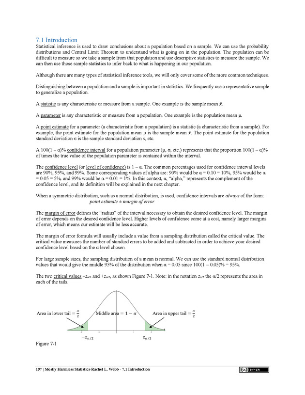 Mostly Harmless Statistics - New Page