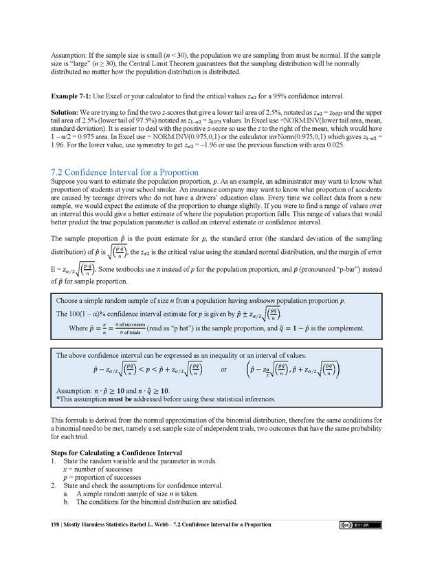 Mostly Harmless Statistics - New Page