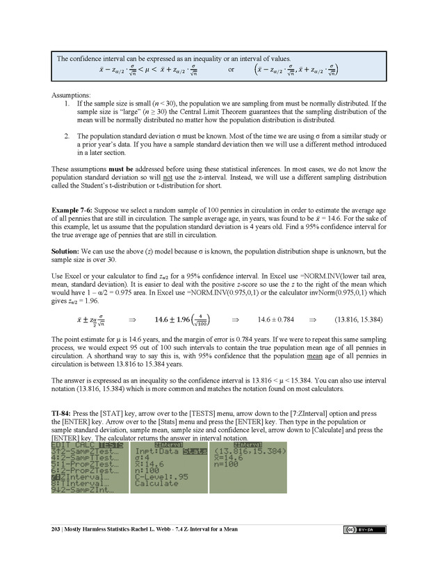 Mostly Harmless Statistics - New Page