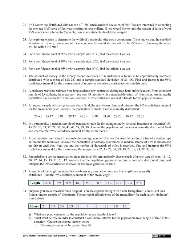Mostly Harmless Statistics - New Page