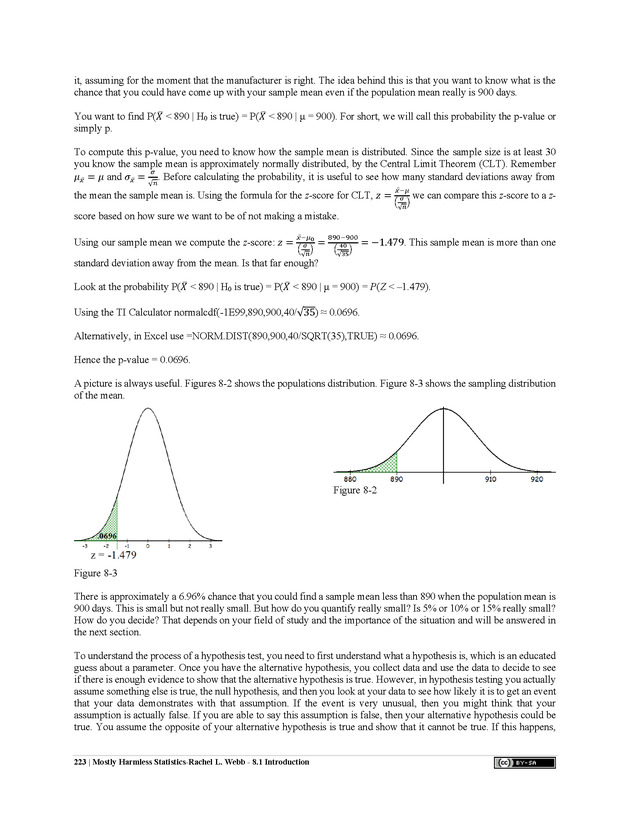 Mostly Harmless Statistics - New Page