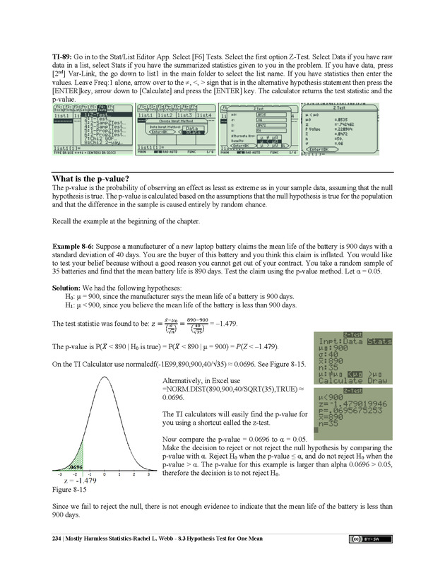 Mostly Harmless Statistics - New Page