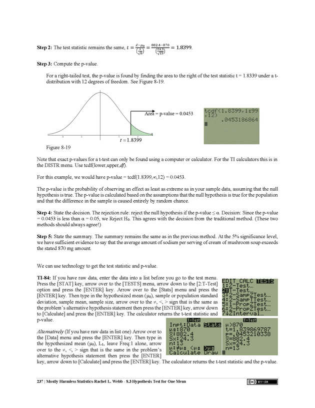 Mostly Harmless Statistics - New Page