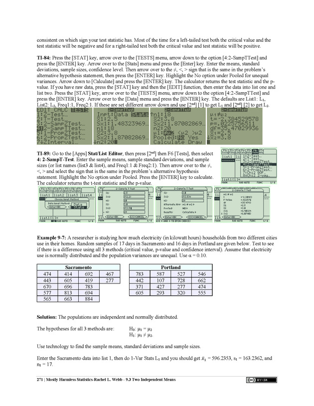 Mostly Harmless Statistics - New Page