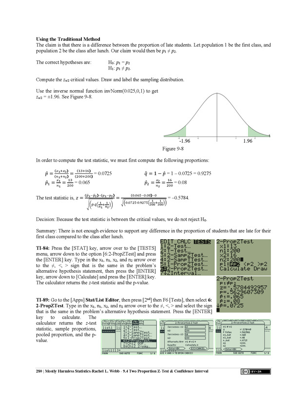 Mostly Harmless Statistics - New Page