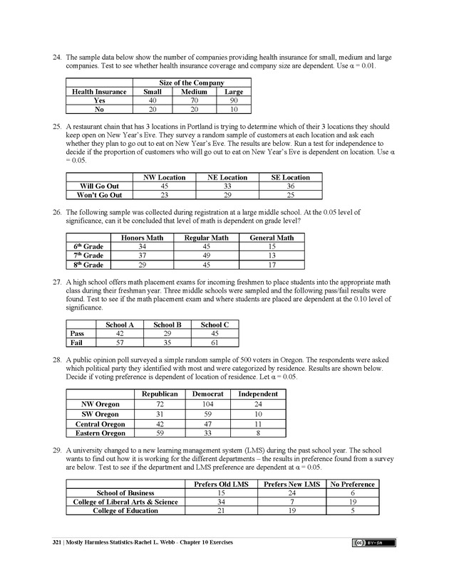 Mostly Harmless Statistics - New Page