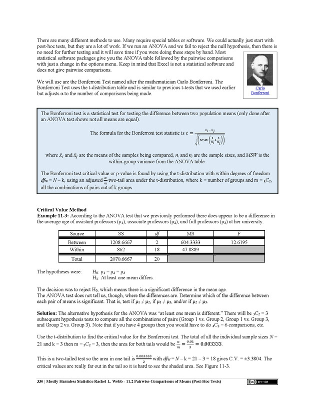 Mostly Harmless Statistics - New Page