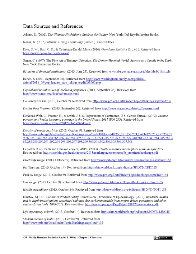 Mostly Harmless Statistics - New Page