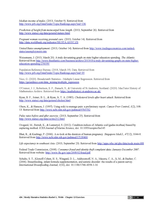 Mostly Harmless Statistics - New Page