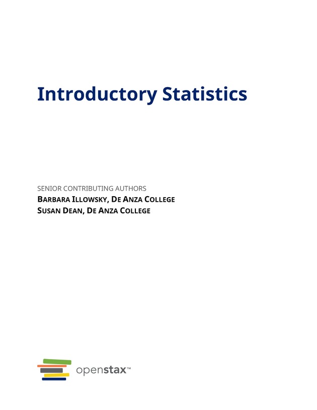 Introductory Statistics - New Page