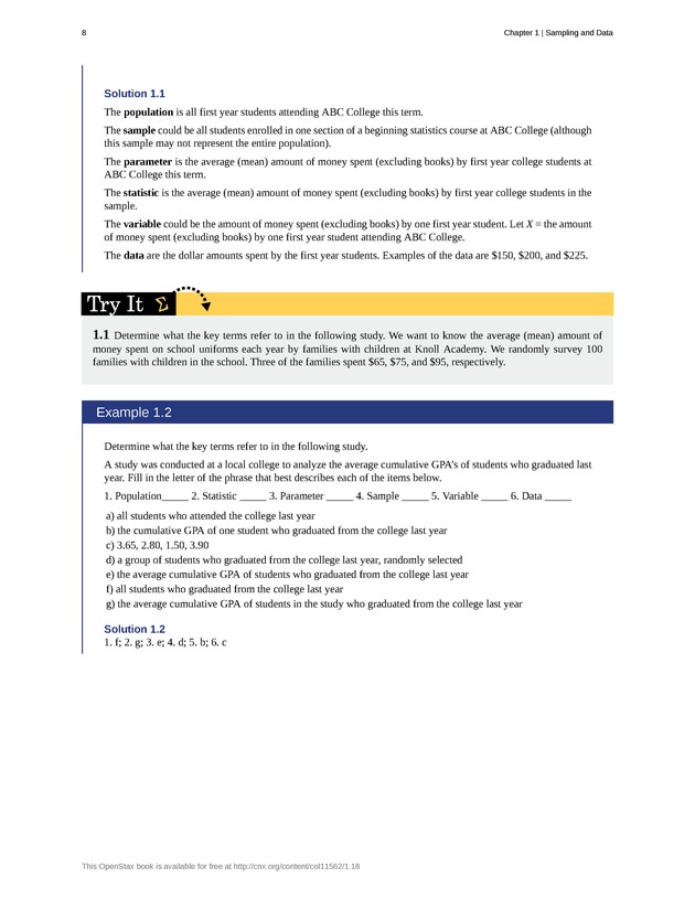 Introductory Statistics - New Page