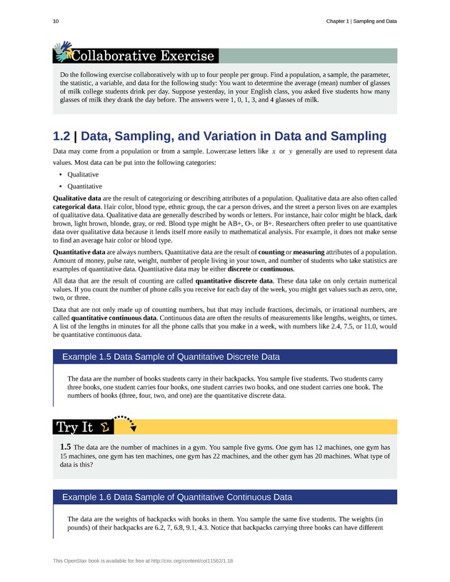 Introductory Statistics - New Page