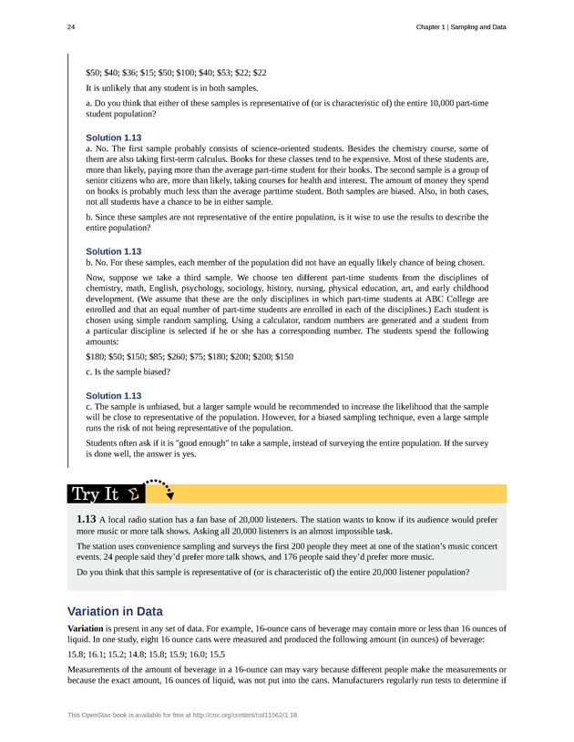 Introductory Statistics - New Page