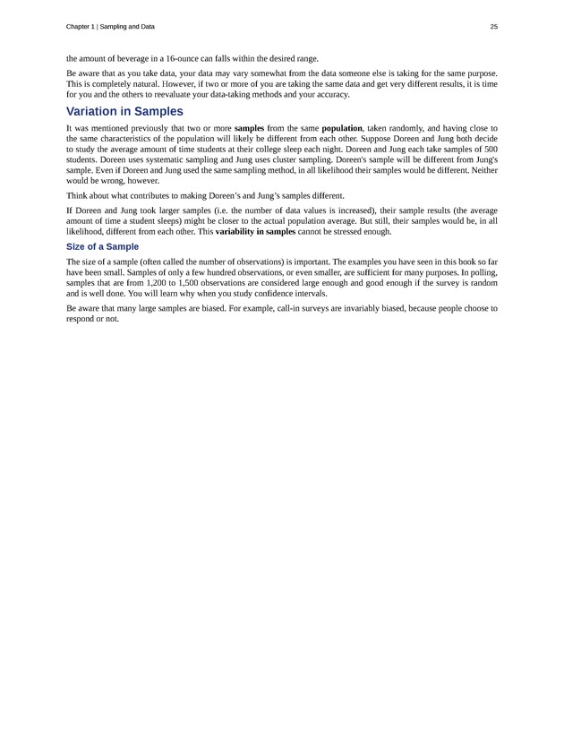 Introductory Statistics - New Page