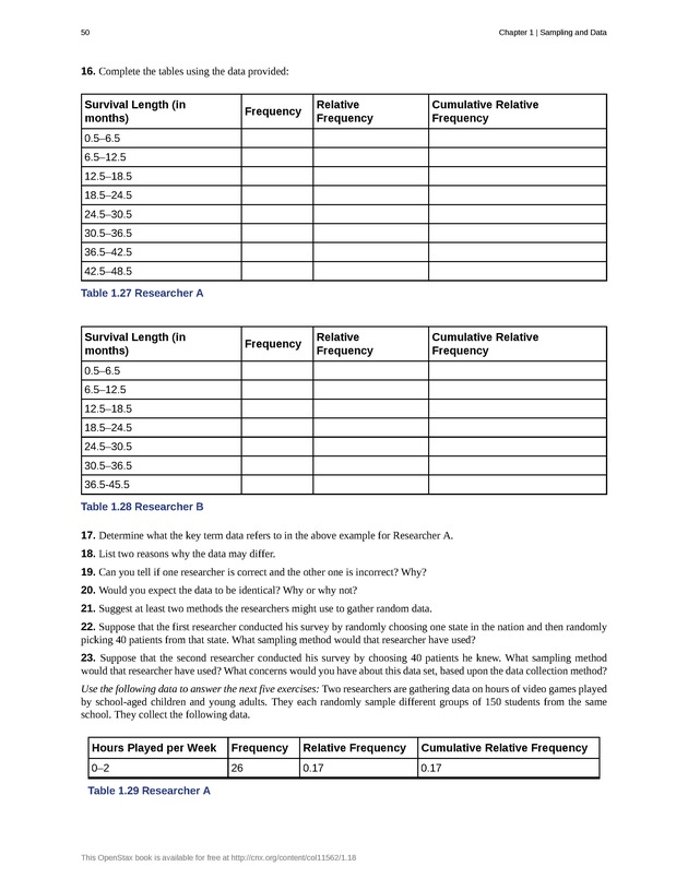 Introductory Statistics - New Page