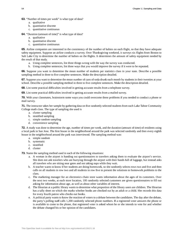 Introductory Statistics - New Page