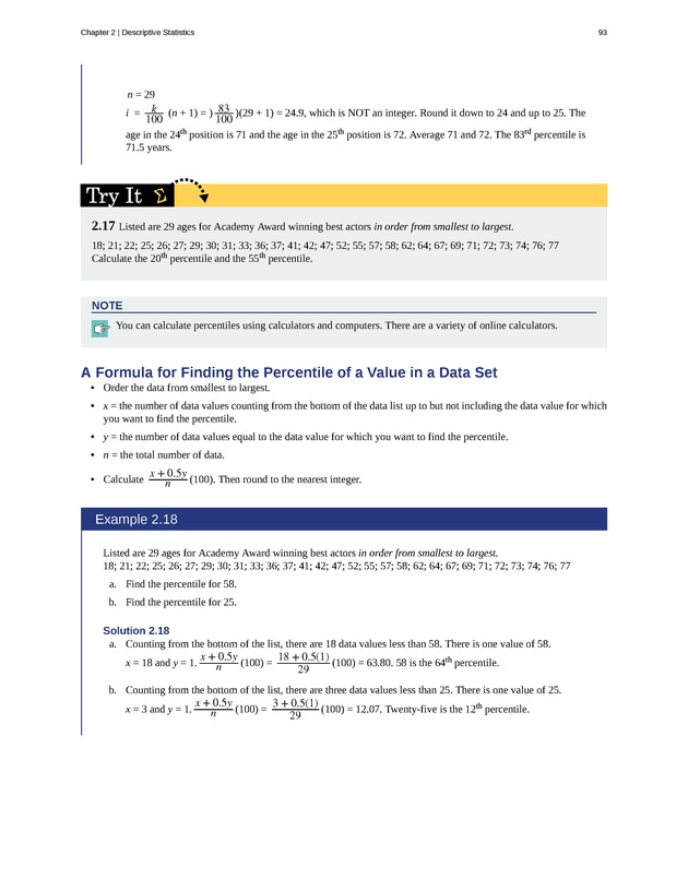 Introductory Statistics - New Page
