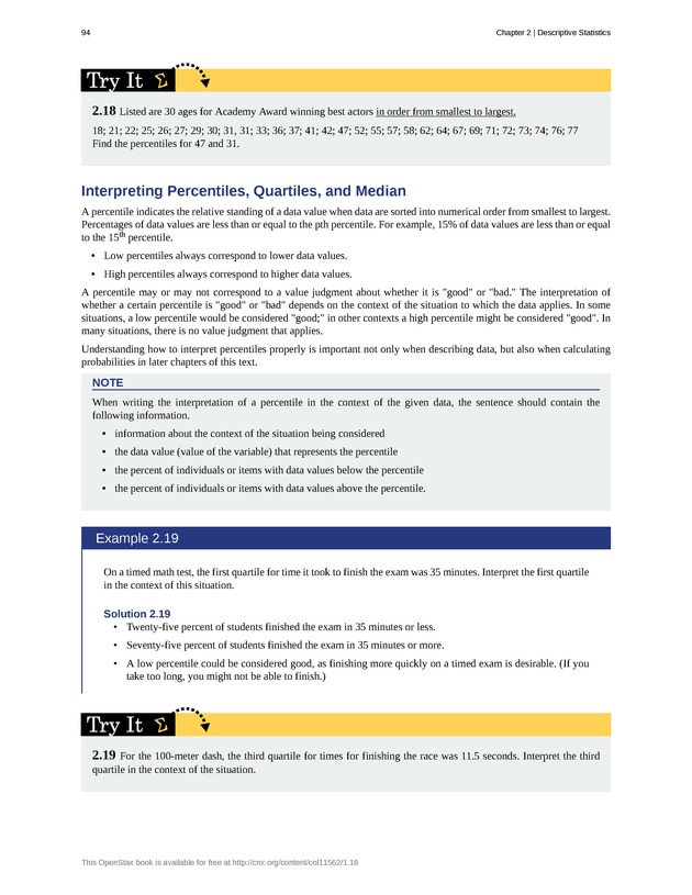 Introductory Statistics - New Page