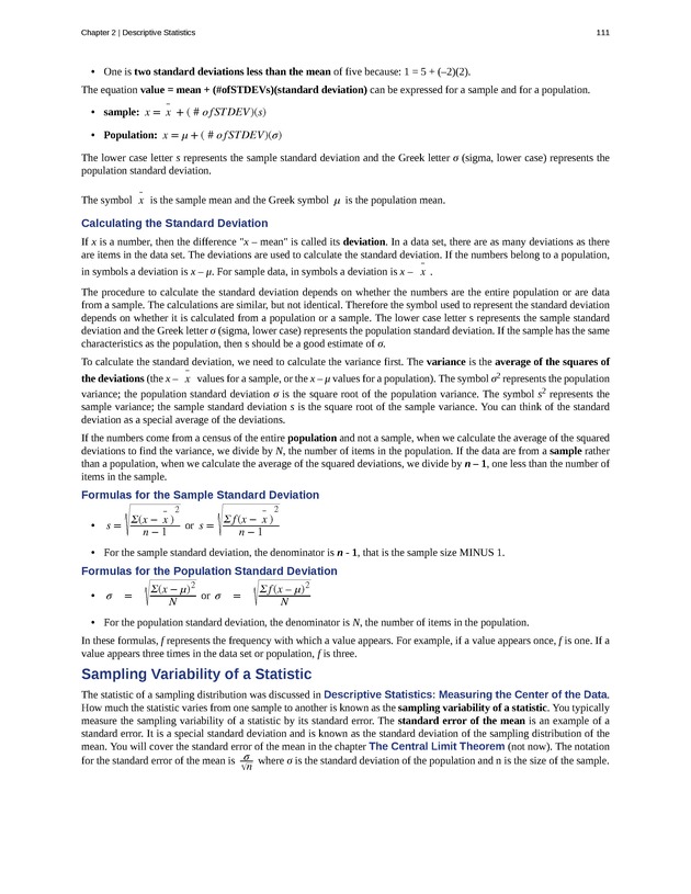 Introductory Statistics - New Page