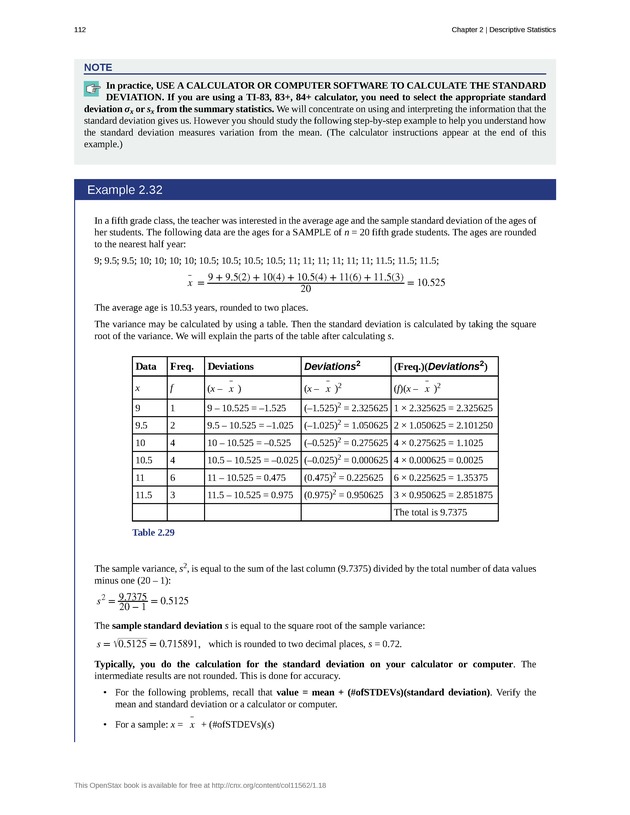 Introductory Statistics - New Page