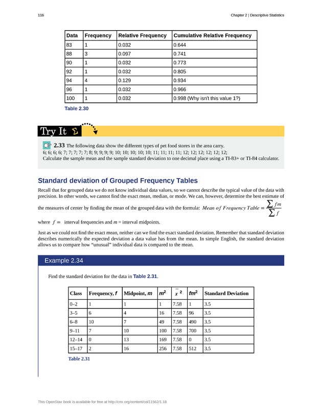 Introductory Statistics - New Page