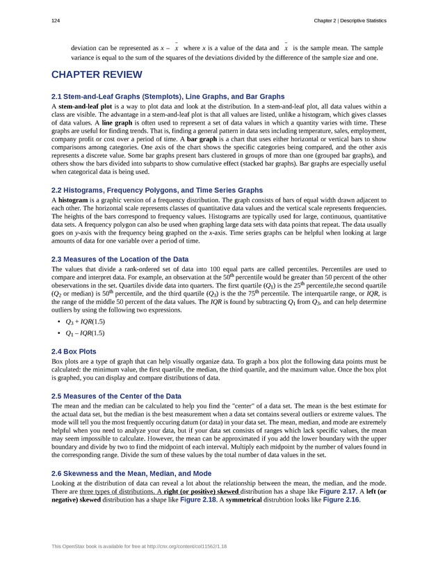 Introductory Statistics - New Page