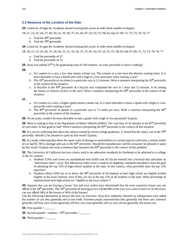 Introductory Statistics - New Page