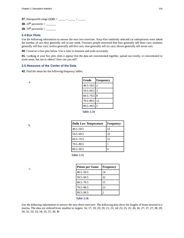 Introductory Statistics - New Page