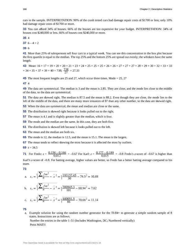 Introductory Statistics - New Page