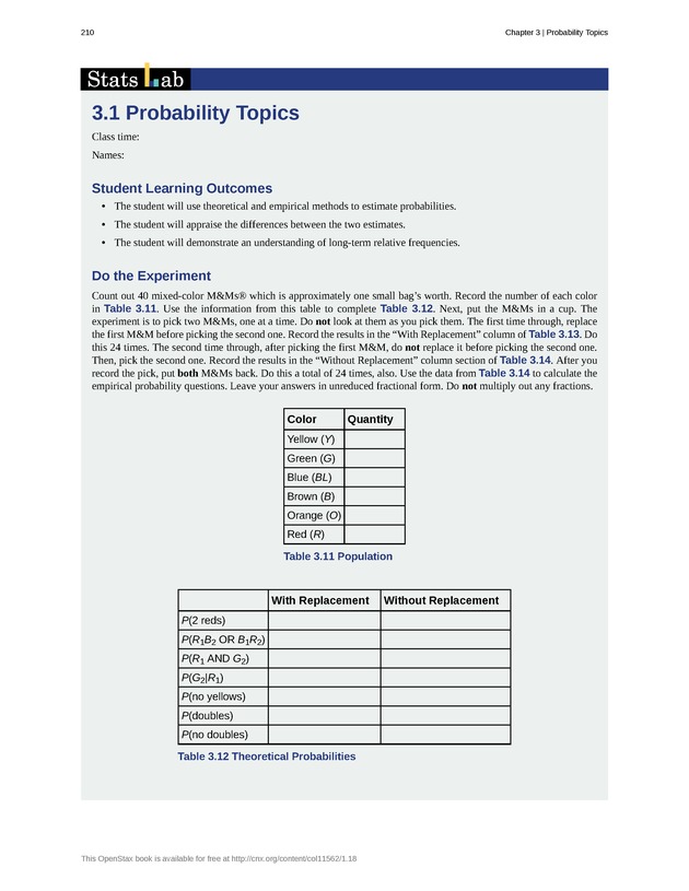 Introductory Statistics - New Page