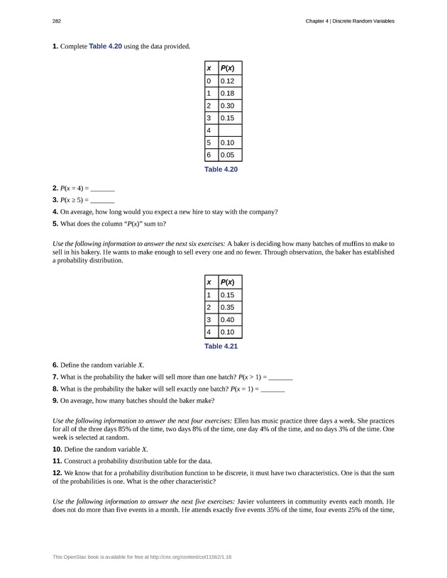 Introductory Statistics - New Page