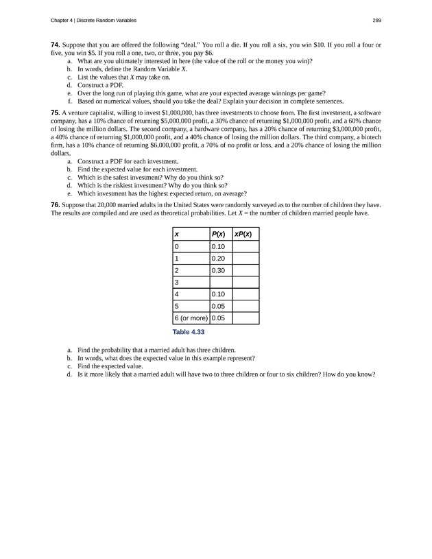 Introductory Statistics - New Page