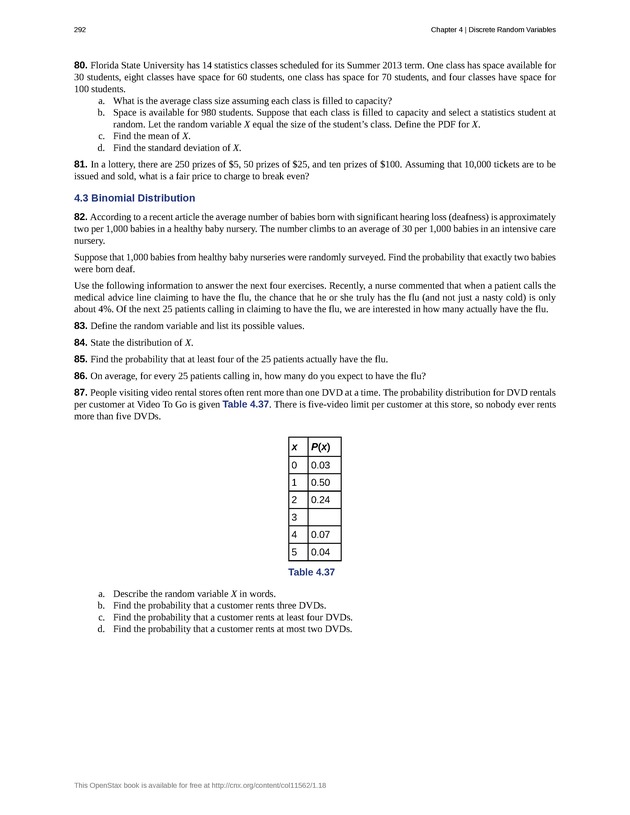Introductory Statistics - New Page