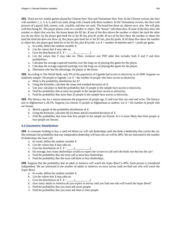 Introductory Statistics - New Page
