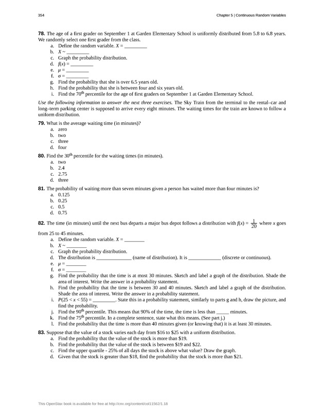 Introductory Statistics - New Page