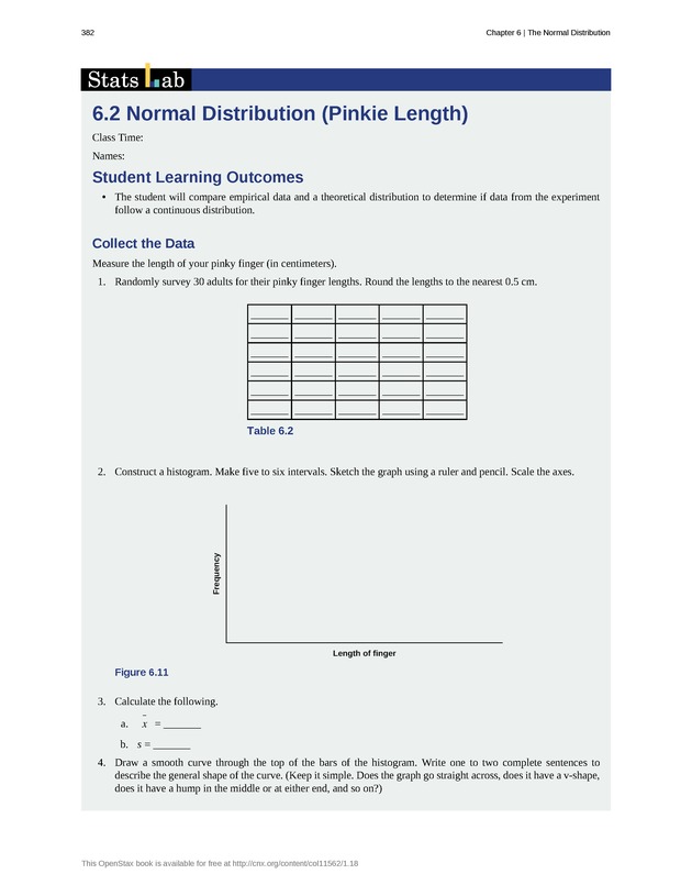 Introductory Statistics - New Page