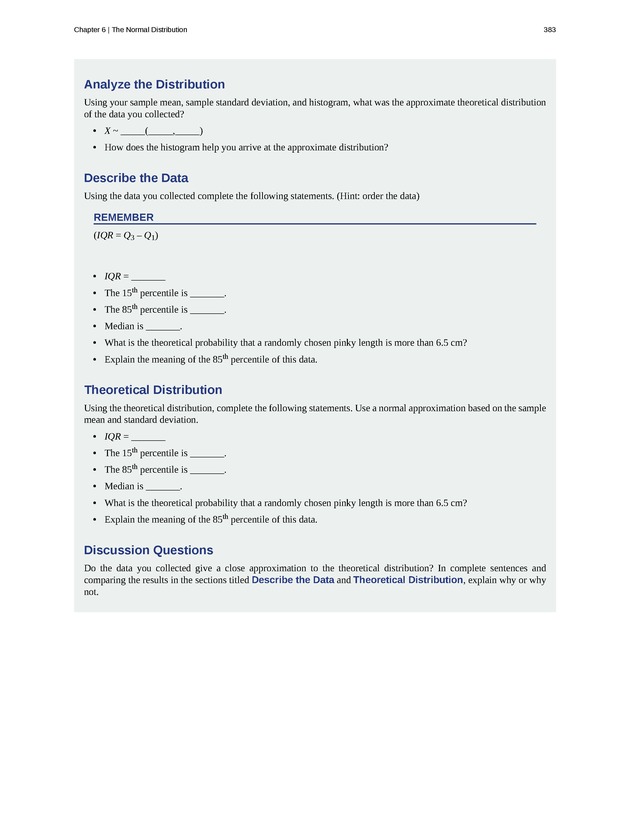 Introductory Statistics - New Page