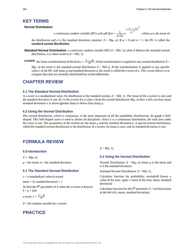 Introductory Statistics - New Page