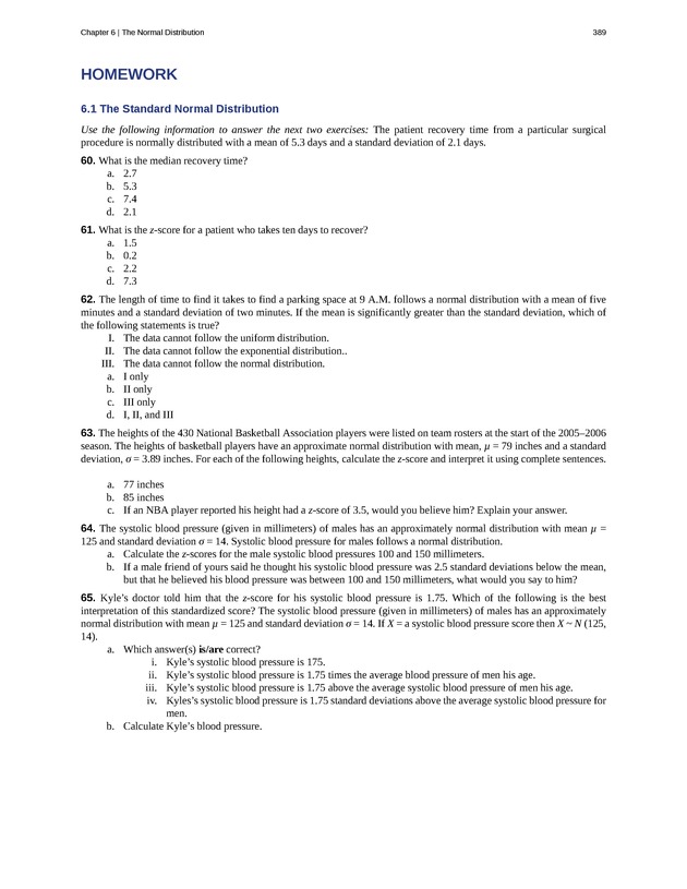 Introductory Statistics - New Page