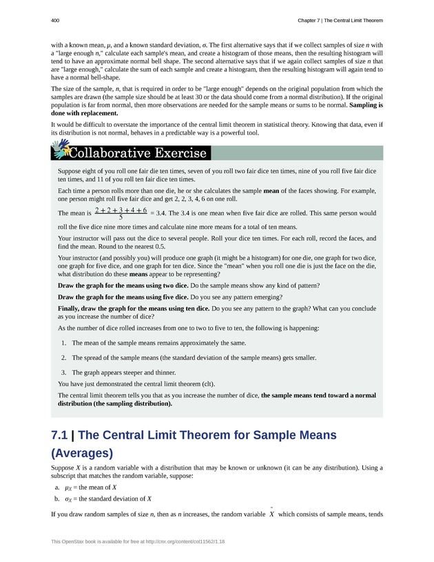 Introductory Statistics - New Page