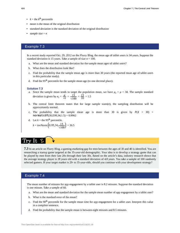 Introductory Statistics - New Page