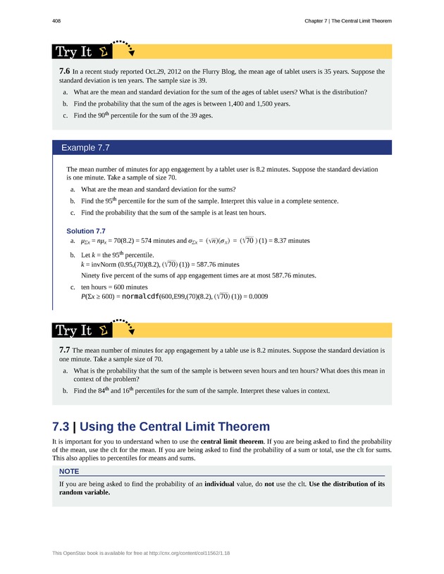 Introductory Statistics - New Page