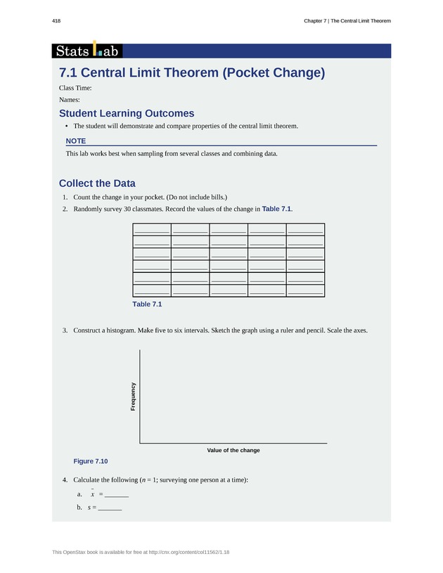 Introductory Statistics - New Page