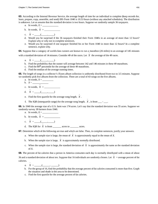 Introductory Statistics - New Page