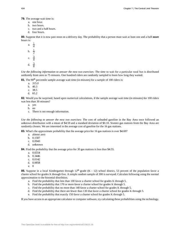 Introductory Statistics - New Page